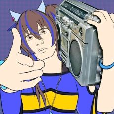 Her trying to show you the latest bbno$ song