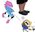 Kumatora almost killing Lucas who is just silent