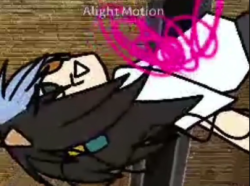 Larptron is stabbed with her own sword