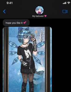 A screenshot of Bean Khan's dms.