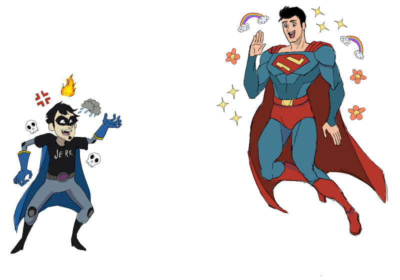 File:Dr. 𝓕𝓻𝓮𝓪𝓴 vs. Superman.png