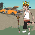 KING OF THE TRAILER PARK THINKS HES HARD AS NAILS