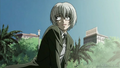 Hansel realizing he might die the same way he does in black lagoon canon (He Won't)