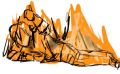 Vesna burning after getting shot point blank with a larper blast