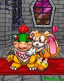 Cream's Relationship with Bowser Jr before they broke up and eventually became best buds(art by Chibipunk7231)