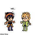 Narancia turning into Smol Nara