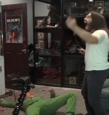 charlie going full caveman mode after killing jax